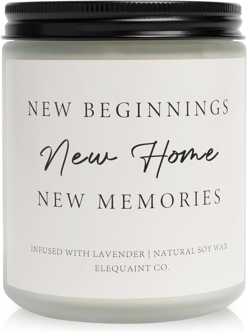 Housewarming Gift: Lavender Scented Candle for New Homeowners