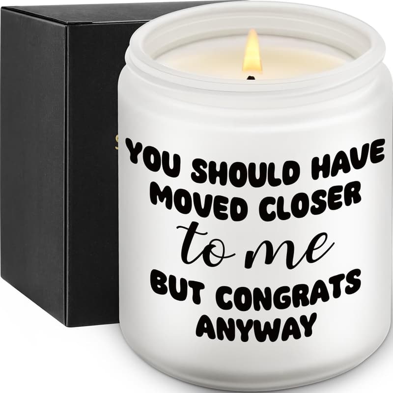 Funny Housewarming Candle - Lavender Scented Decor Gift