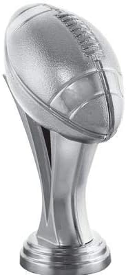 Personalized Silver Football Trophy with Custom Engraving