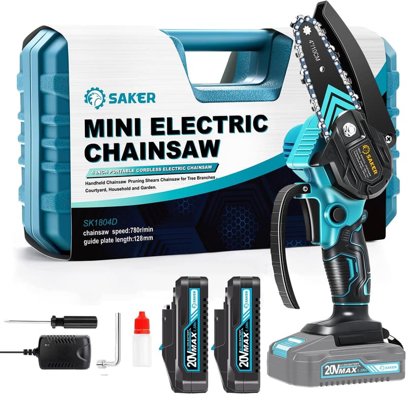 Portable Mini Chainsaw for Pruning - Ideal Father's Day Gift