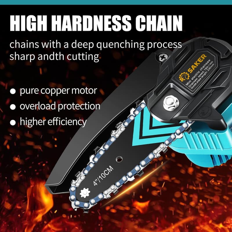Portable Mini Chainsaw for Pruning - Ideal Father's Day Gift