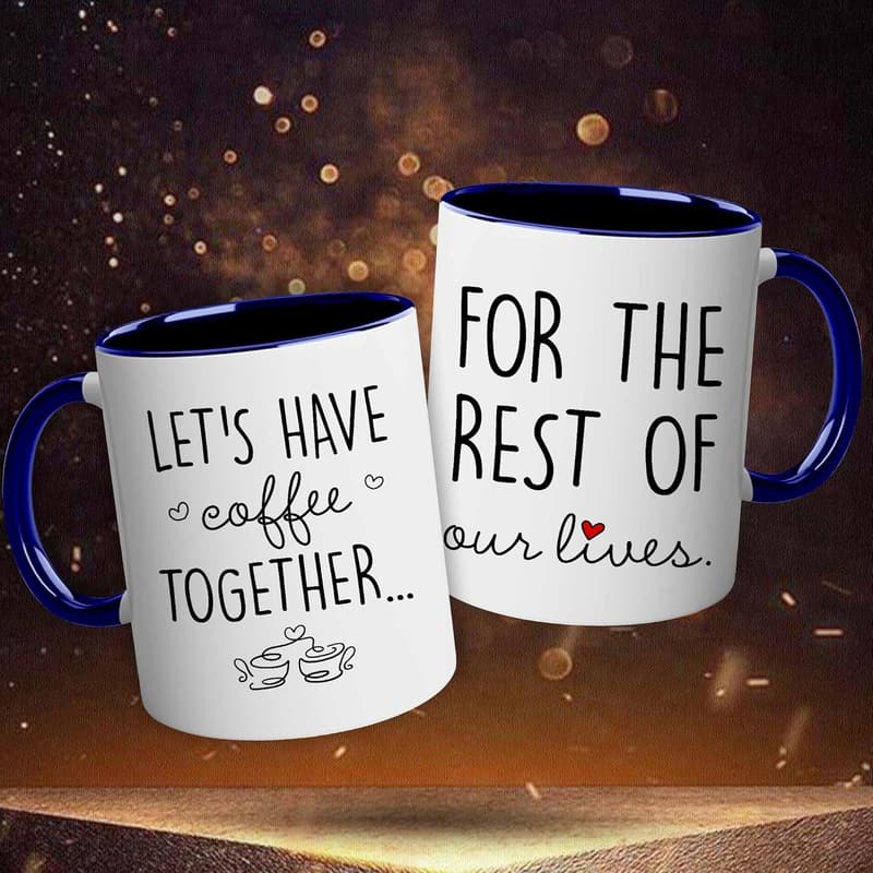 Couples Mug Set - Ideal Wedding or Engagement Gift