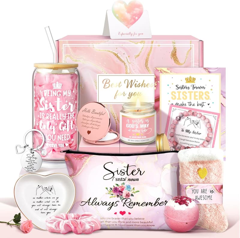 Unique Birthday Gifts for Women & Girls - Pink Friendship Keepsake