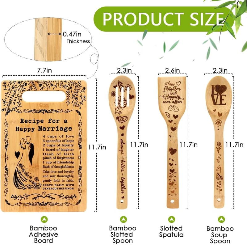 Anniversary Cutting Board - Inspiring Wedding Gift for Couples