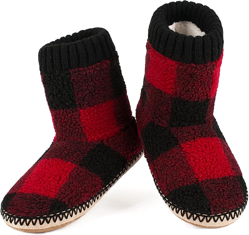 Men's Cozy Sherpa Fleece Winter Moccasin Boots