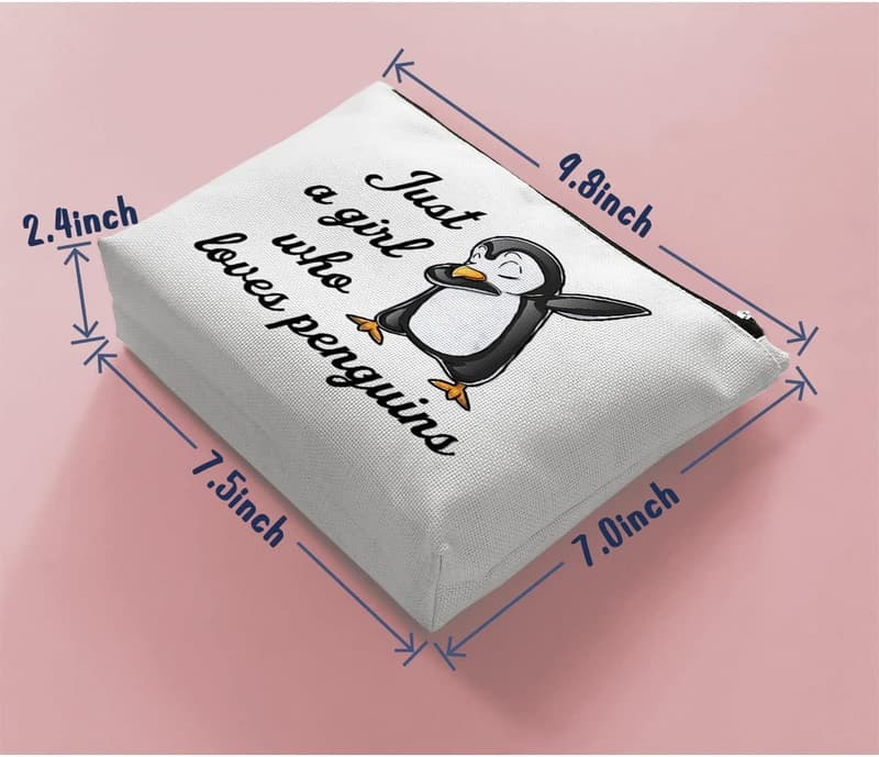 Penguin Makeup Bag for Penguin Lovers and Makeup Enthusiasts