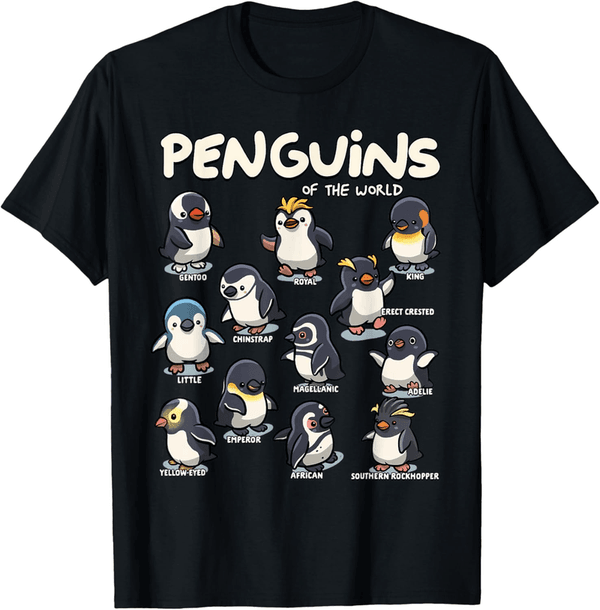 Penguin Lovers T-Shirt for Animal Enthusiasts