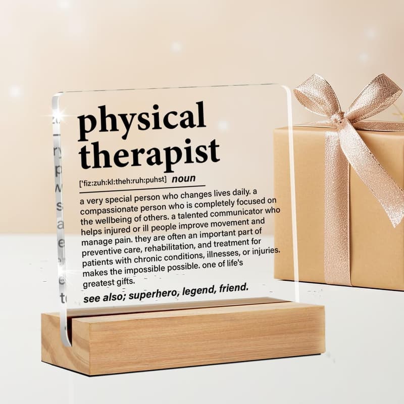 Physical Therapy Appreciation Desk Sign for Therapists