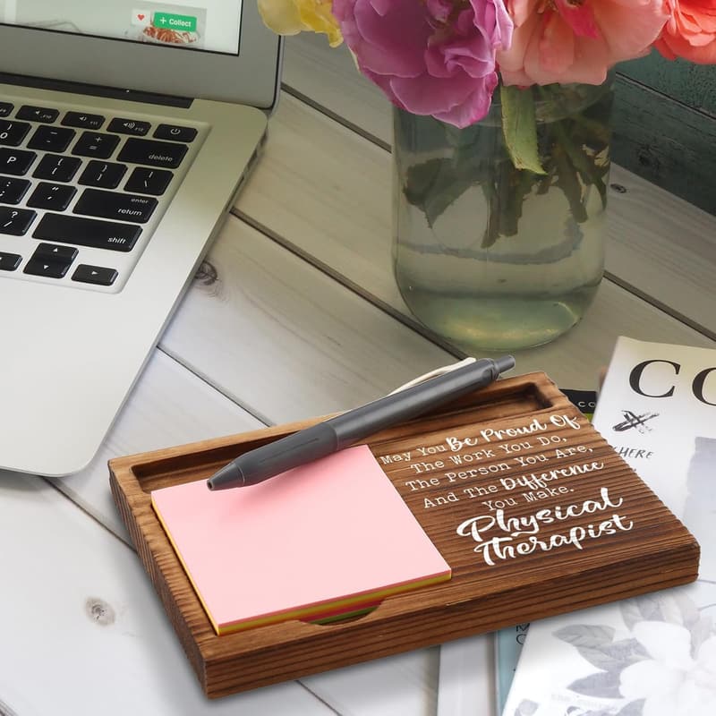 Physical Therapist Appreciation Gift – Self-Stick Note Pad Holder