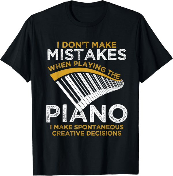 Musician Piano T-Shirt Gift for Music Lovers