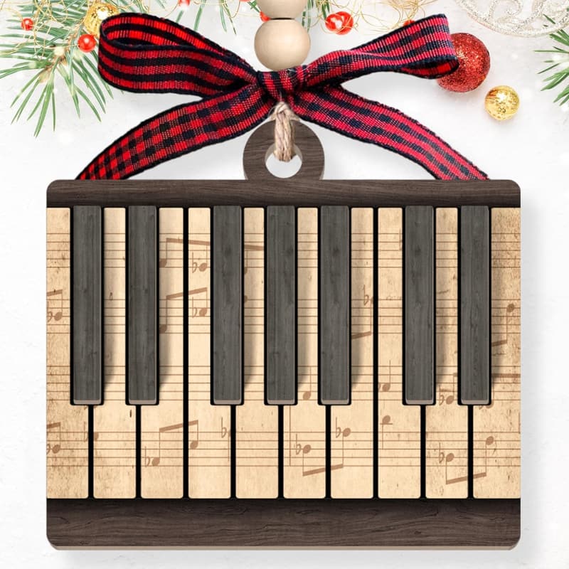 Wooden Piano Ornaments - Gifts for Teachers & Players 2024