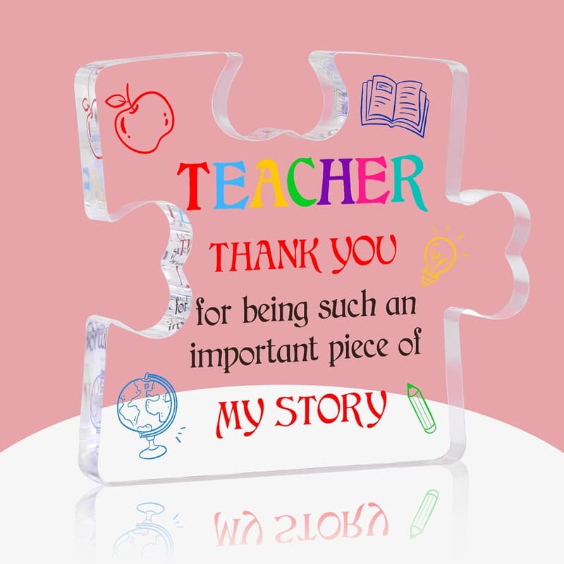 Teacher Appreciation Keepsake Paperweight Gift for Women