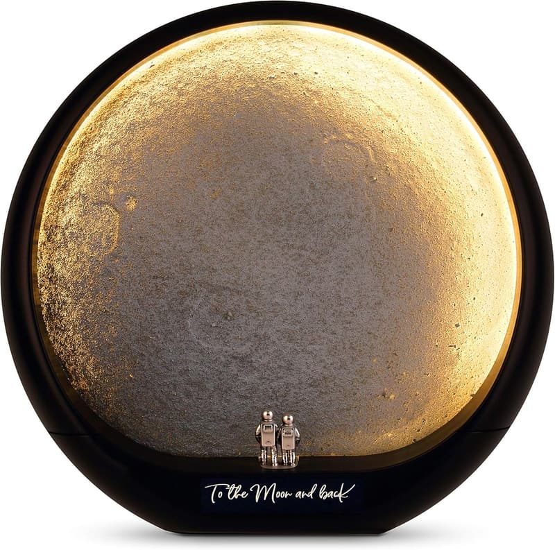 Moon Decor Lamp - Astronomy Artwork for Anniversary Gifts