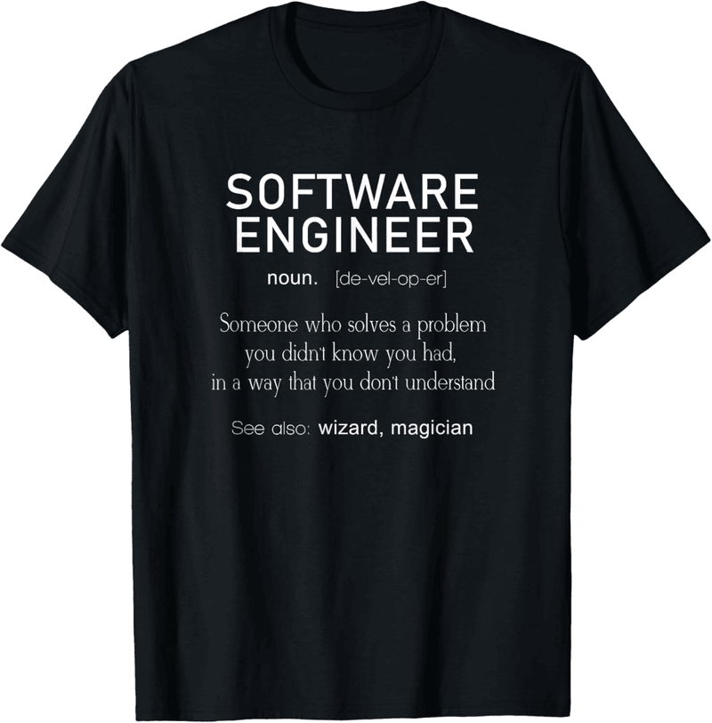 Coder Definition T-Shirt for Software Engineers
