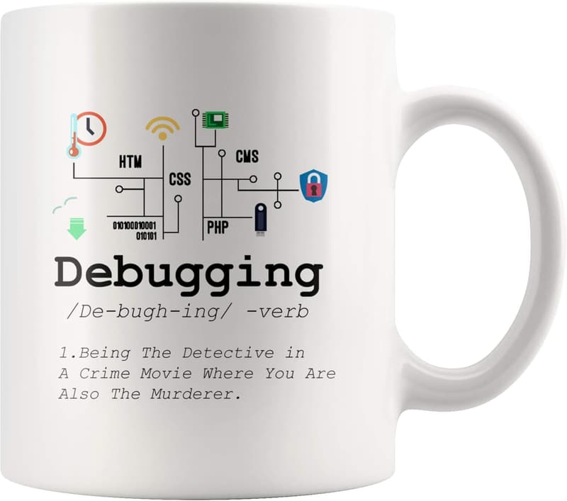 Funny Programming Definition Mug - Gift for IT Professionals, 11 oz