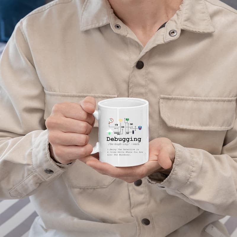 Funny Programming Definition Mug - Gift for IT Professionals, 11 oz