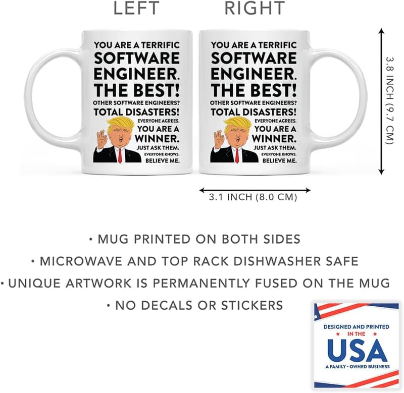 Funny President Trump Mug - 11oz Gag Gift for Men