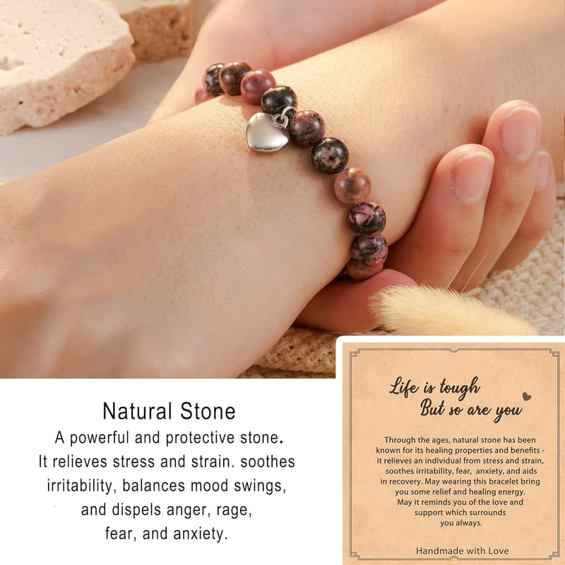 Get Well Soon Amethyst Bracelet for Women and Men