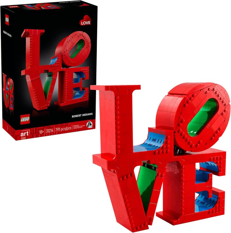 LEGO Art Love Building Set - DIY Home Decor Kit for Adults