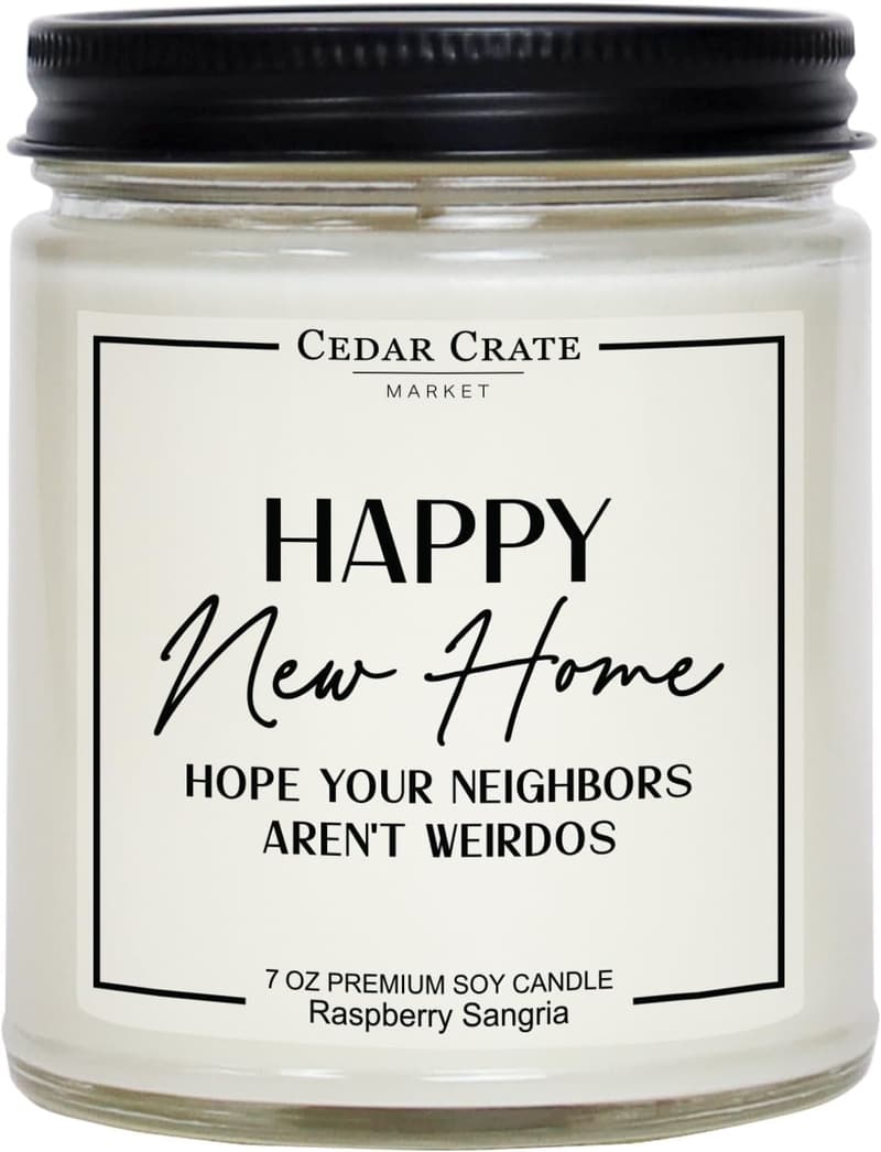Housewarming Soy Candle for Couples - Funny Welcome Gift