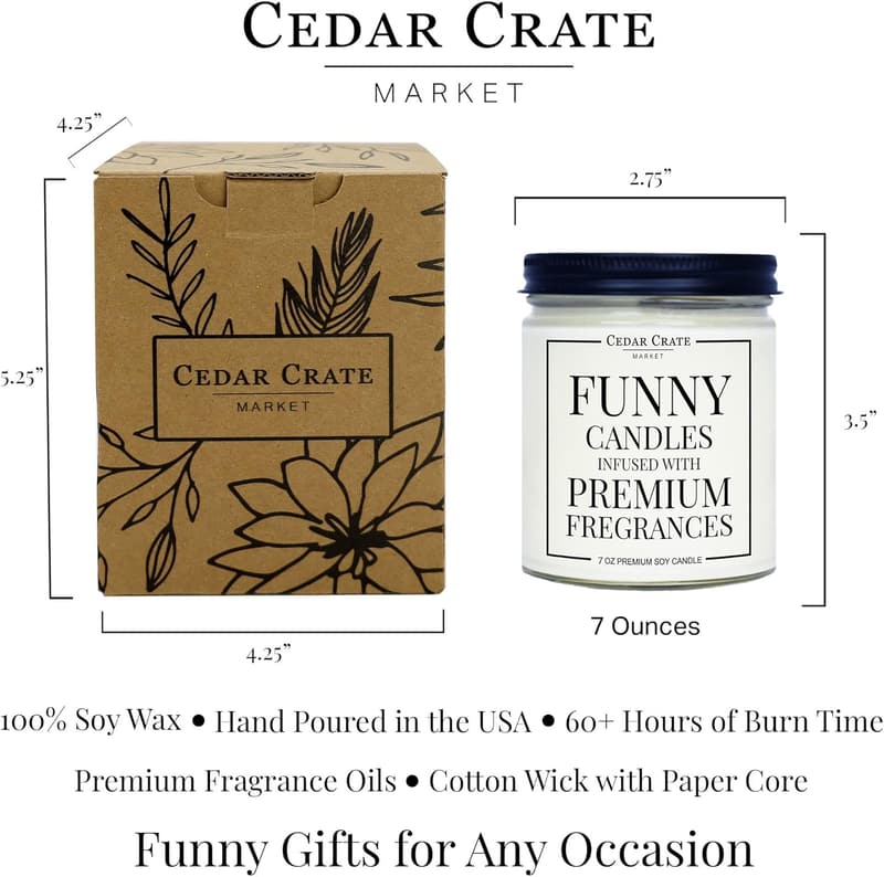 Housewarming Soy Candle for Couples - Funny Welcome Gift