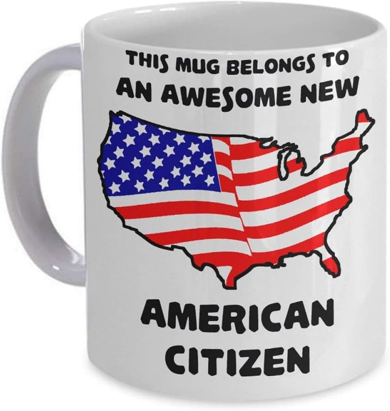 US Citizenship Coffee Mug - Perfect Gift for New Americans