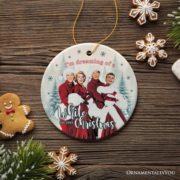 Classic Holiday Inn Christmas Ornament - 1954 Movie Decor