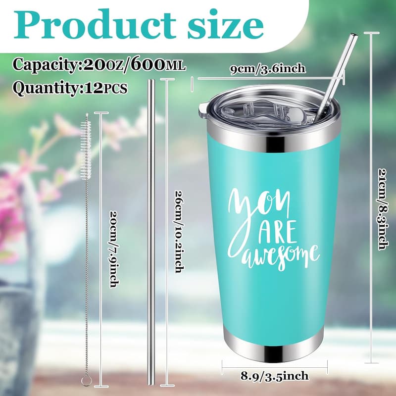 Inspirational 20 oz Stainless Steel Tumbler for Women