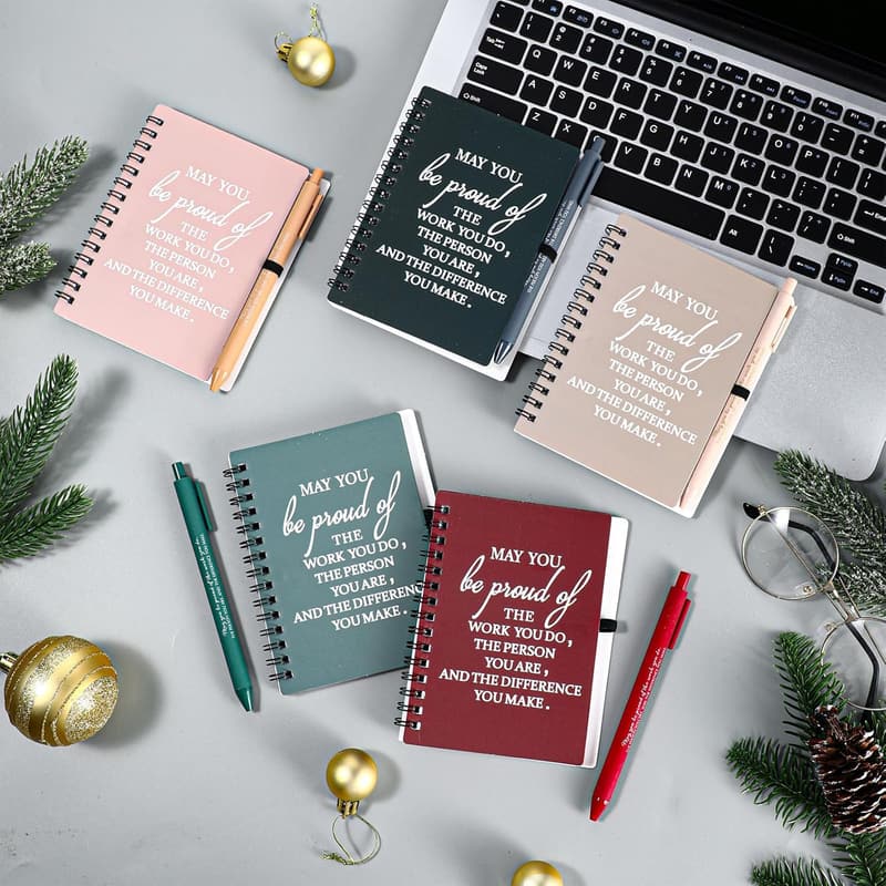 Employee Appreciation Gifts: Inspirational Journals with Pen Set