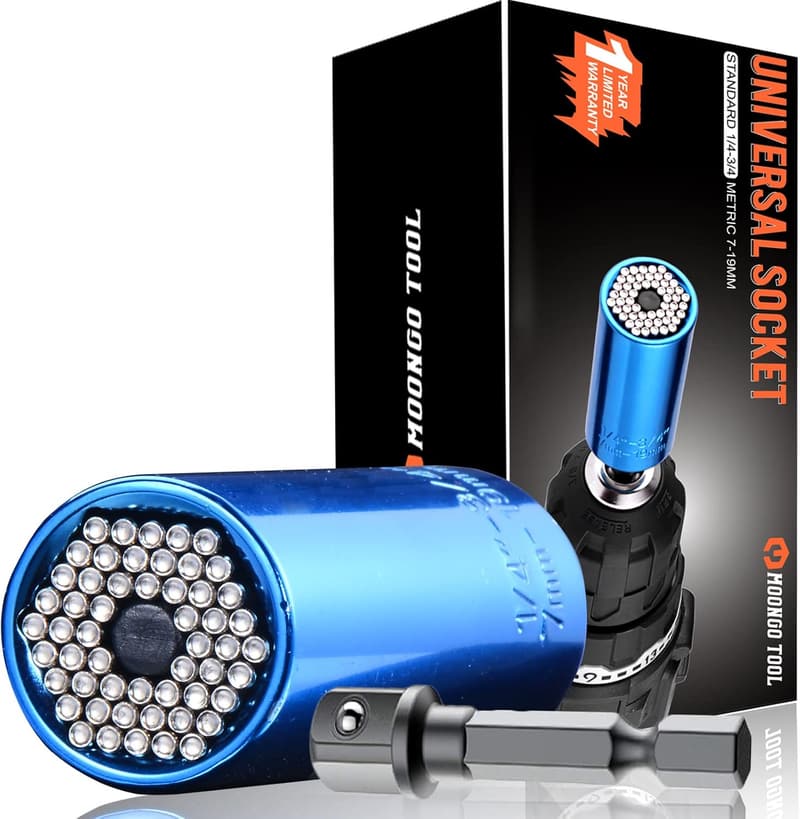 Universal Socket Tool - Christmas Gift for Dad (7-19mm)