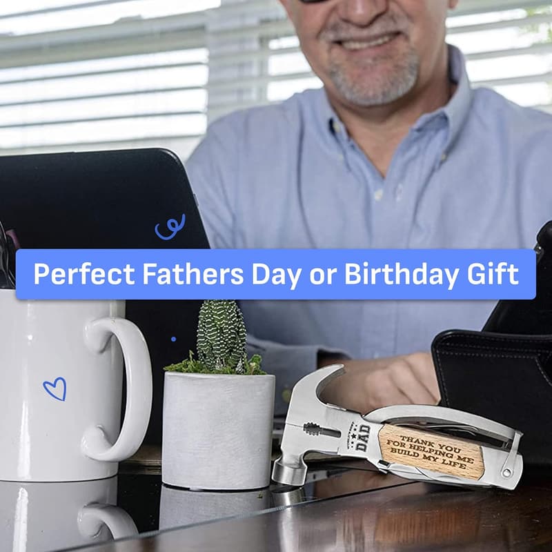 Birthday Multi Tool Hammer for Dad - 6