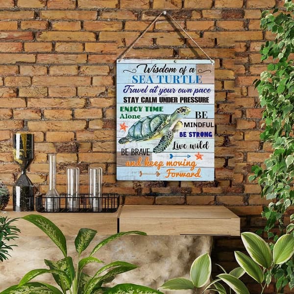 Inspirational Sea Turtle Wall Art Décor for Turtle Lovers