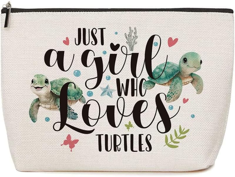 Turtle Lovers Makeup Bag - Perfect Gift for Women