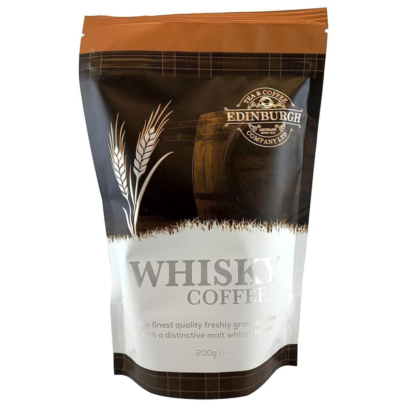 Whisky Flavored Ground Coffee - 200g Bag