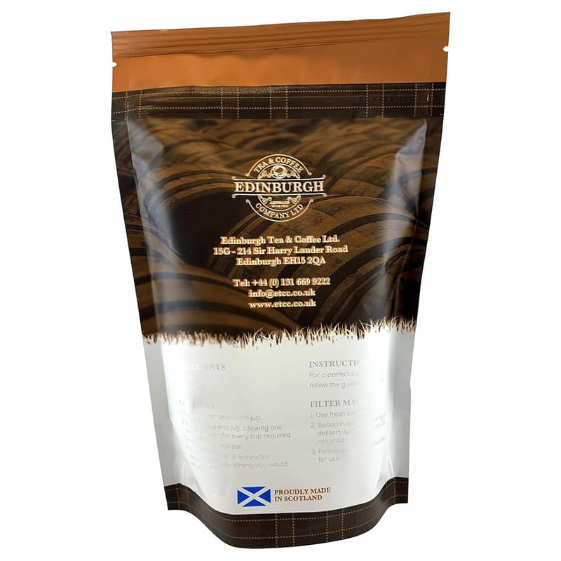 Whisky Flavored Ground Coffee - 200g Bag
