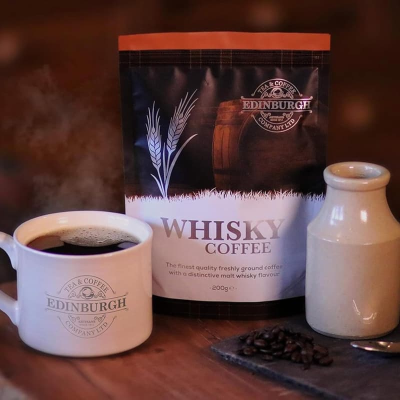 Whisky Flavored Ground Coffee - 200g Bag