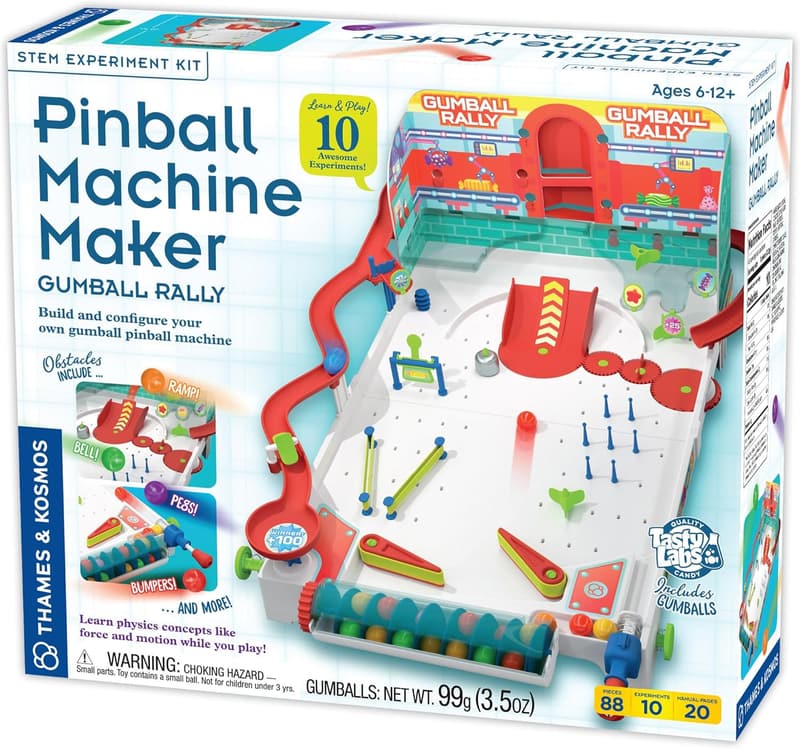 STEM Experiment Kit: Build a Reconfigurable Pinball Machine