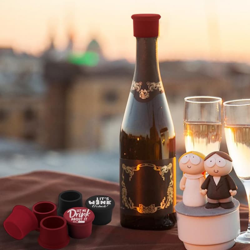 Funny Wine Stoppers Set - Unique Gifts for Wine Lovers