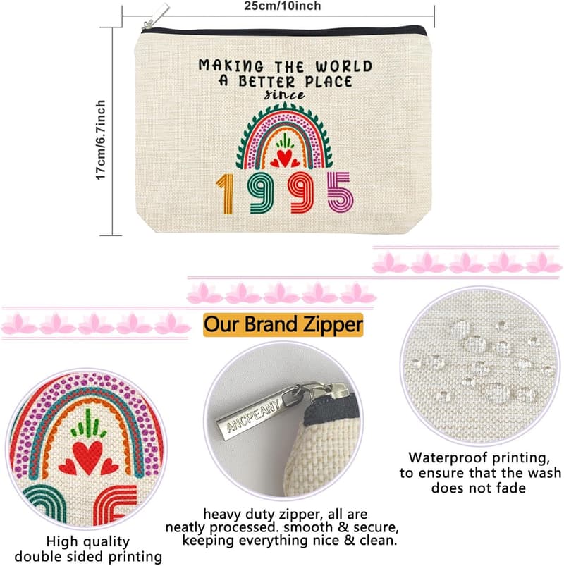 30th Birthday Makeup Bag for Women - Gift for Her