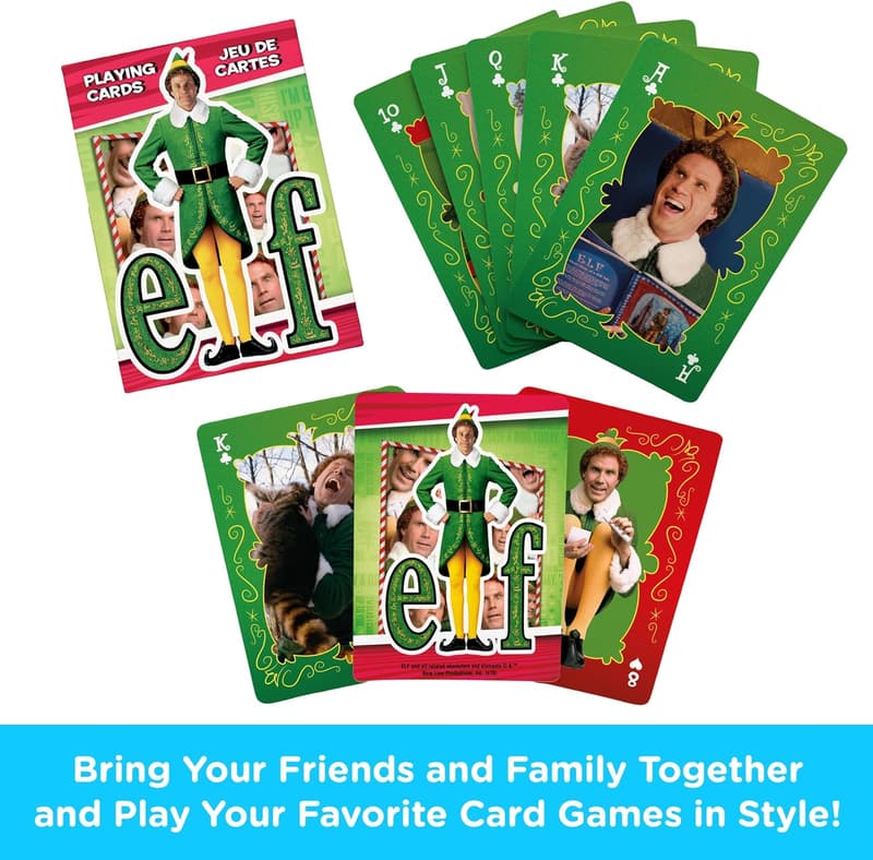 Elf Movie Themed Playing Cards - Aquarius Deck for Card Games