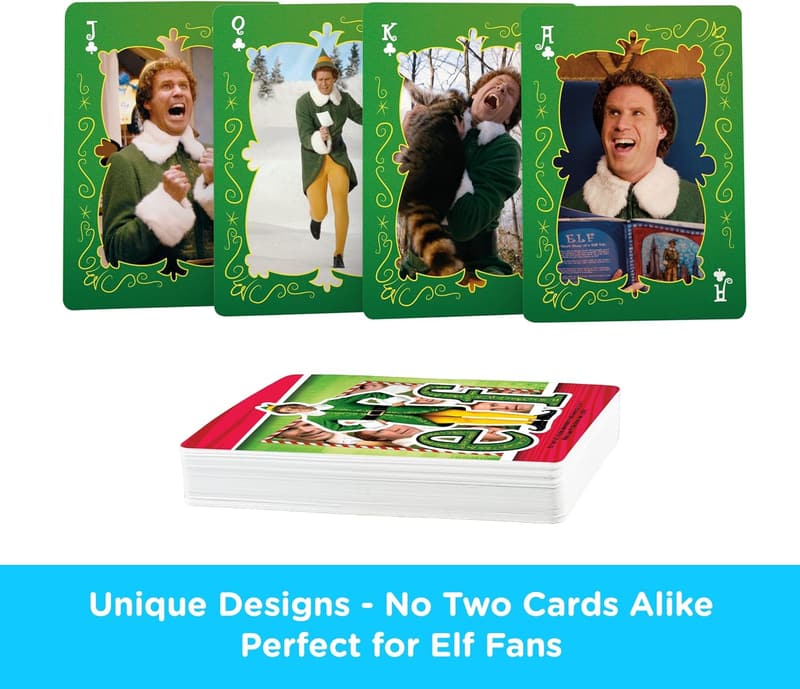 Elf Movie Themed Playing Cards - Aquarius Deck for Card Games