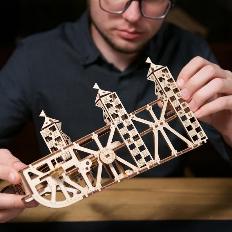 Father's Day Gift: UGEARS Quidditch Pinball 3D Wooden Puzzle