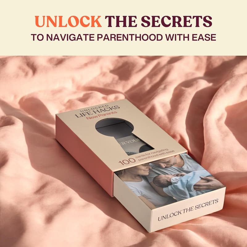 First Time Parents Tips Cards – Thoughtful Gift for New Moms & Dads