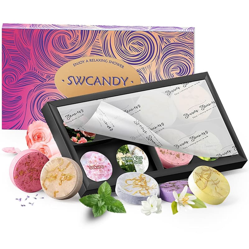 Father's Day Shower Steamers - 8 Pack Aromatherapy for Her