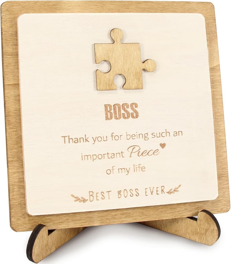 Boss Birthday Gifts for Women - Appreciation Plaque for Boss