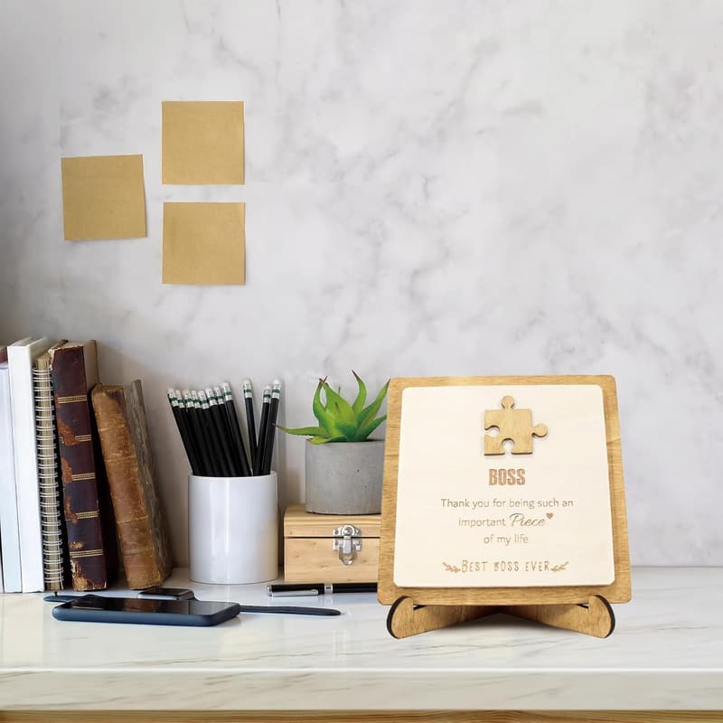 Boss Birthday Gifts for Women - Appreciation Plaque for Boss