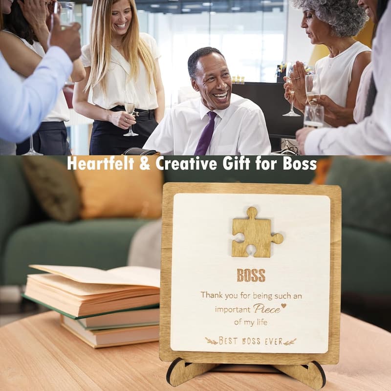 Boss Birthday Gifts for Women - Appreciation Plaque for Boss