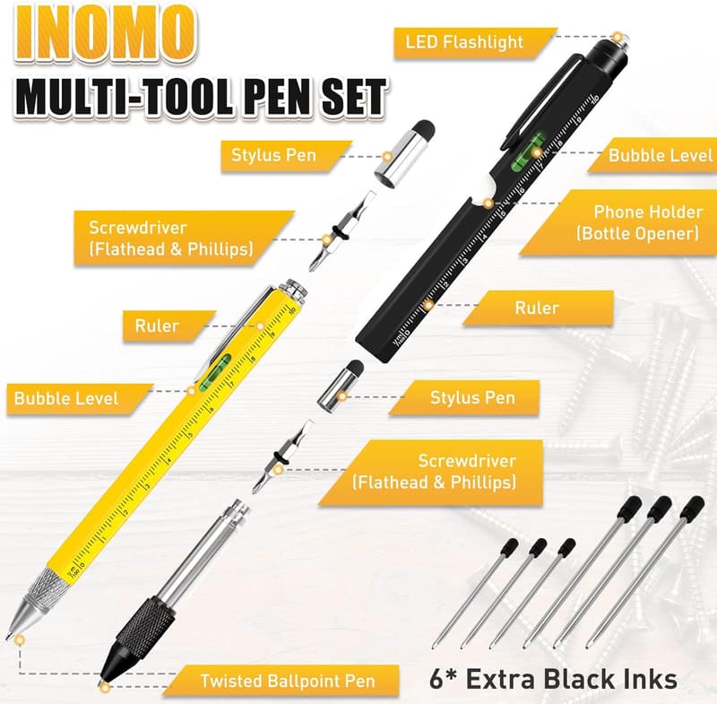 Father's Day 9-in-1 Multitool Pen for Men