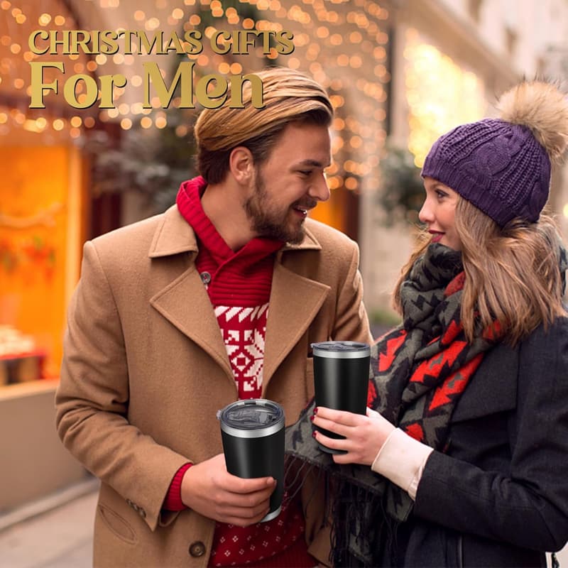 Christmas Gift for Men - 20oz Tumbler Stocking Stuffer