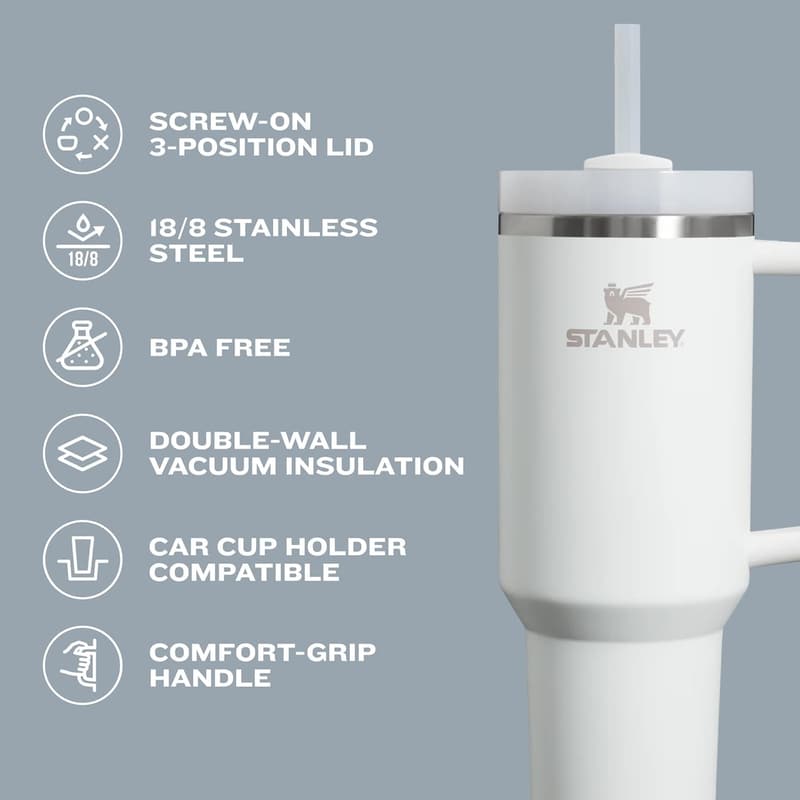 Meadow 40 oz Insulated Tumbler with Handle & Straw